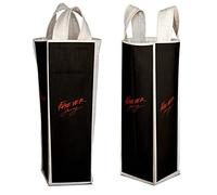 Bonamaison Digitally Printed 50% Cotton - 50% Polyester Wine Bag, Bottle Bag, Wine Bottle Covers, Wine Holder Bag, Size: 31 x 9 cm