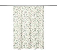 Bonamaison Digitally Printed Shower Curtain, 1 Piece 150x200 Cm - Designed And Manufactured in Turkey