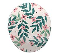 Bonamaison, Ergonomic Mouse Pad with Wrist Rest, Digital Printed Mouse Pad Anti-Tendon Sheath Problems, Non-Slip Base, for Office and Home, Size:20x23cm