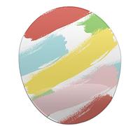 Bonamaison, Ergonomic Mouse Pad with Wrist Rest, Digital Printed Mouse Pad Anti-Tendon Sheath Problems, Non-Slip Base, for Office and Home, Size:20x23cm