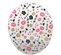 Bonamaison, Ergonomic Mouse Pad with Wrist Rest, Digital Printed Mouse Pad Anti-Tendon Sheath Problems, Non-Slip Base, for Office and Home, Size:20x23cm