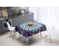 Bonamaison Kitchen Decoration, Tablecloth, 140cm x 140cm - Designed and Manufactured in Turkey
