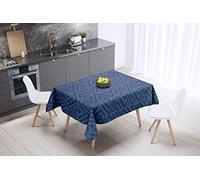 Bonamaison Kitchen Decoration, Tablecloth, Blue, 140 x 140 Cm - Designed and Manufactured in Turkey