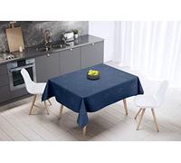 Bonamaison Kitchen Decoration, Tablecloth, Blue, 140 x 140 Cm - Designed and Manufactured in Turkey