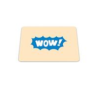 Bonamaison, Pop Art Digital Print Rectangle Mouse Mat, Non-slip Base, Office and Home, Size: 22x18cm