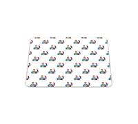 Bonamaison, Pop Art Digital Print Rectangle Mouse Mat, Non-slip Base, Office and Home, Size: 22x18cm