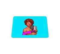 Bonamaison, Pop Art Digital Print Rectangle Mouse Mat, Non-slip Base, Office and Home, Size: 22x18cm
