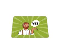 Bonamaison, Pop Art Digital Print Rectangle Mouse Mat, Non-slip Base, Office and Home, Size: 22x18cm
