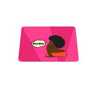 Bonamaison, Pop Art Digital Print Rectangle Mouse Mat, Non-slip Base, Office and Home, Size: 22x18cm