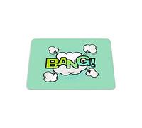 Bonamaison, Pop Art Digital Print Rectangle Mouse Mat, Non-slip Base, Office and Home, Size: 22x18cm