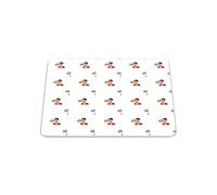 Bonamaison, Pop Art Digital Print Rectangle Mouse Mat, Non-slip Base, Office and Home, Size: 22x18cm