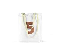 Bonamaison Printed Tote Bag, Reusable Grocery Bag, Shopping Bag, Machine Washable, Foldable, Canvas Cloth Bag with Handles, Size: 34x40 Cm