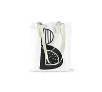Bonamaison Printed Tote Bag, Reusable Grocery Bag, Shopping Bag, Machine Washable, Foldable, Canvas Cloth Bag with Handles, Size: 34x40 Cm
