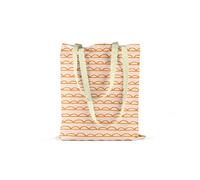 Bonamaison Printed Tote Bag, Reusable Grocery Bag, Shopping Bag, Machine Washable, Foldable, Canvas Cloth Bag with Handles, Size: 34x40 Cm