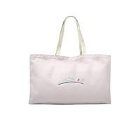 Bonamaison Printed Tote Bag, Reusable Grocery Bag, Shopping Bag, Machine Washable, Foldable, Canvas Cloth Bag with Handles, 50x40 Cm