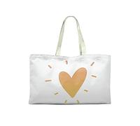 Bonamaison Printed Tote Bag, Reusable Grocery Bag, Shopping Bag, Machine Washable, Foldable, Canvas Cloth Bag with Handles, 50x40 Cm