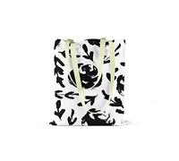Bonamaison Printed Tote Bag, Reusable Grocery Bag, Shopping Bag, Machine Washable, Foldable, Canvas Cloth Bag with Handles, Size: 34x40 Cm