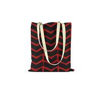 Bonamaison Printed Tote Bag, Reusable Grocery Bag, Shopping Bag, Machine Washable, Foldable, Canvas Cloth Bag with Handles, Size: 34x40 Cm