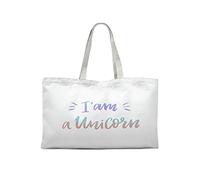 Bonamaison Printed Tote Bag, Reusable Grocery Bag, Shopping Bag, Machine Washable, Foldable, Canvas Cloth Bag with Handles, 47x42 Cm