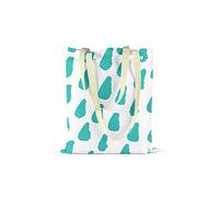Bonamaison Printed Tote Bag, Reusable Grocery Bag, Shopping Bag, Machine Washable, Foldable, Canvas Cloth Bag with Handles, Size: 34x40 Cm