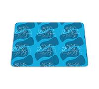 Bonamaison, Rectangle Pop Art Digital Printed Mouse Pad, Non-Slip Base, for Office and Home, Size: 22 x 18 cm