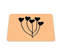 Bonamaison, Rectangle Pop Art Digital Printed Mouse Pad, Non-Slip Base, for Office and Home, Size: 22 x 18 cm