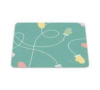 Bonamaison, Rectangle Pop Art Digital Printed Mouse Pad, Non-Slip Base, for Office and Home, Size: 22 x 18 cm