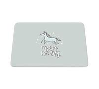 Bonamaison, Rectangle Pop Art Digital Printed Mouse Pad, Non-Slip Base, for Office and Home, Size: 22 x 18 cm