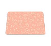 Bonamaison, Rectangle Pop Art Digital Printed Mouse Pad, Non-Slip Base, for Office and Home, Size: 22 x 18 cm