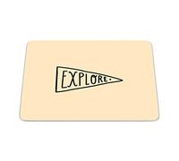 Bonamaison, Rectangle Pop Art Digital Printed Mouse Pad, Non-Slip Base, for Office and Home, Size: 22 x 18 cm