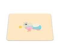 Bonamaison, Rectangle Pop Art Digital Printed Mouse Pad, Non-Slip Base, for Office and Home, Size: 22 x 18 cm