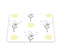 Bonamaison, Rectangle Pop Art Digital Printed Mouse Pad, Non-Slip Base, for Office and Home, Size: 22 x 18 cm