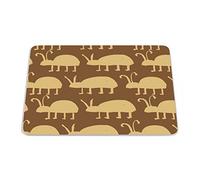 Bonamaison, Rectangle Pop Art Digital Printed Mouse Pad, Non-Slip Base, for Office and Home, Size: 22 x 18 cm