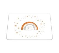 Bonamaison, Rectangle Pop Art Digital Printed Mouse Pad, Non-Slip Base, for Office and Home, Size: 22 x 18 cm