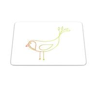 Bonamaison, Rectangle Pop Art Digital Printed Mouse Pad, Non-Slip Base, for Office and Home, Size: 22 x 18 cm