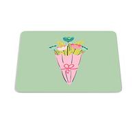 Bonamaison, Rectangle Pop Art Digital Printed Mouse Pad, Non-Slip Base, for Office and Home, Size: 22 x 18 cm