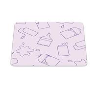 Bonamaison, Rectangle Pop Art Digital Printed Mouse Pad, Non-Slip Base, for Office and Home, Size: 22 x 18 cm