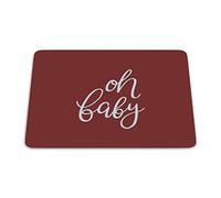 Bonamaison, Rectangle Pop Art Digital Printed Mouse Pad, Non-Slip Base, for Office and Home, Size: 22 x 18 cm