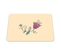 Bonamaison, Rectangle Pop Art Digital Printed Mouse Pad, Non-Slip Base, for Office and Home, Size: 22 x 18 cm