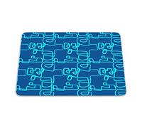 Bonamaison, Rectangle Pop Art Digital Printed Mouse Pad, Non-Slip Base, for Office and Home, Size: 22 x 18 cm