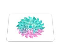 Bonamaison, Rectangle Pop Art Digital Printed Mouse Pad, Non-Slip Base, for Office and Home, Size: 22 x 18 cm