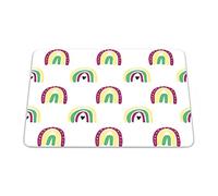 Bonamaison, Rectangular Digital Printed Mouse Mat Non-Slip Bottom for Office and Home Size: 22 x 18 cm