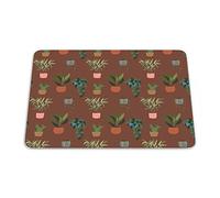 Bonamaison, Rectangular Digital Printed Mouse Mat Non-Slip Bottom for Office and Home Size: 22 x 18 cm