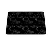 Bonamaison, Rectangular Digital Printed Mouse Mat Non-Slip Bottom for Office and Home Size: 22 x 18 cm
