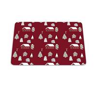 Bonamaison, Rectangular Digital Printed Mouse Mat Non-Slip Bottom for Office and Home Size: 22 x 18 cm
