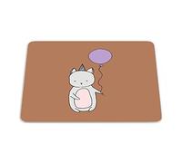 Bonamaison, Rectangular Digital Printed Mouse Mat Non-Slip Bottom for Office and Home Size: 22 x 18 cm
