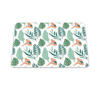 Bonamaison, Rectangular Digital Printed Mouse Mat Non-Slip Bottom for Office and Home Size: 22 x 18 cm