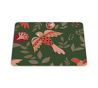 Bonamaison, Rectangular Digital Printed Mouse Mat Non-Slip Bottom for Office and Home Size: 22 x 18 cm