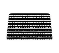 Bonamaison, Rectangular Digital Printed Mouse Mat Non-Slip Bottom for Office and Home Size: 22 x 18 cm