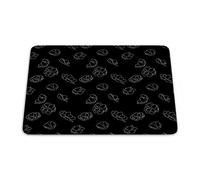 Bonamaison, Rectangular Digital Printed Mouse Mat Non-Slip Bottom for Office and Home Size: 22 x 18 cm